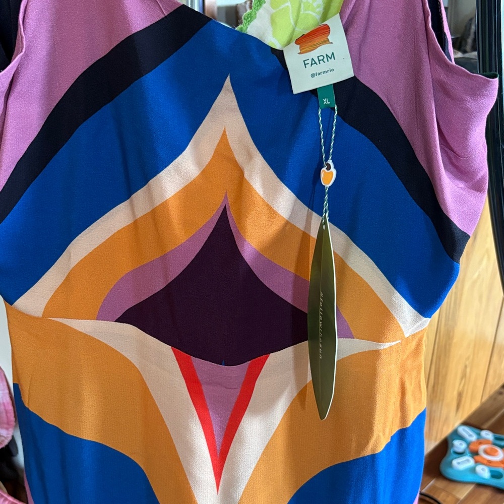 Farm Rio Heart Slip Dress - Picture 3 of 4